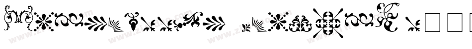Neoclassic Fleurons字体转换